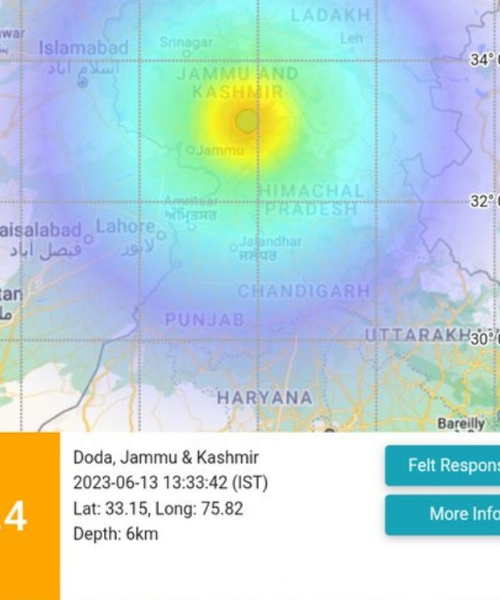 Read more about the article An earthquake of magnitude 5.4