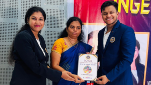 Read more about the article K. Hepsiba Grace received Ingenious Charm World Records Golden ICONIC AWARDS for best teacherv
